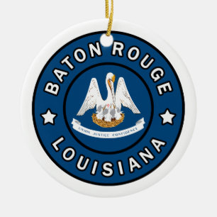Baton Rouge Louisiana Keramik Ornament