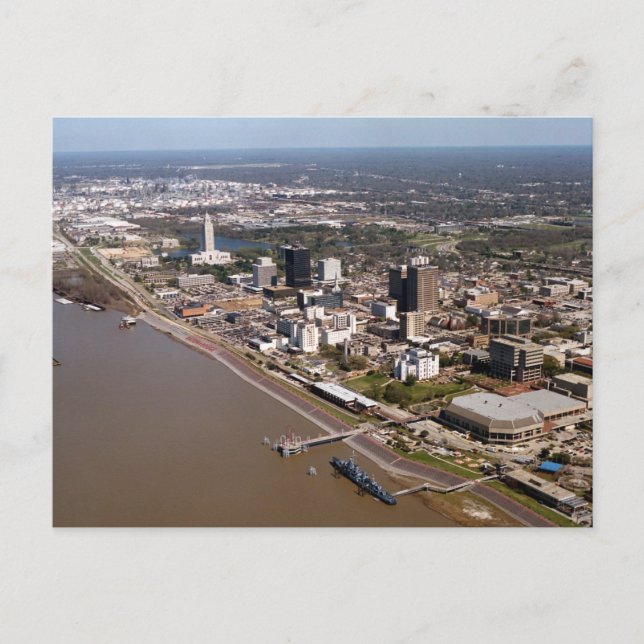 Baton Rouge Louisiana Postkarte (Vorderseite)