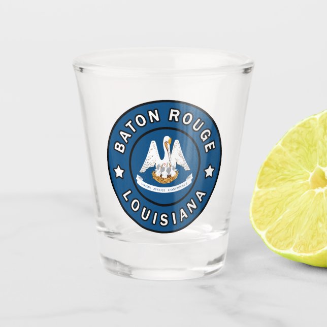 Baton Rouge Louisiana Schnapsglas (Vorderseite)