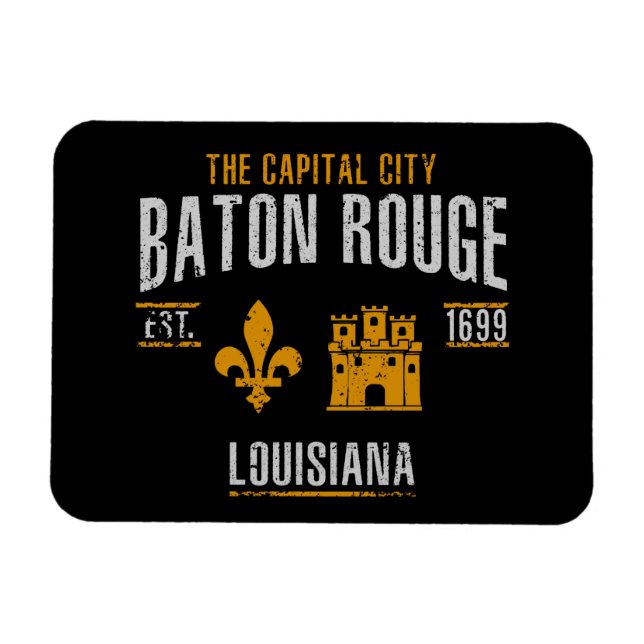 Baton Rouge Magnet (Horizontal)