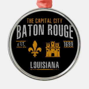 Baton Rouge Ornament Aus Metall