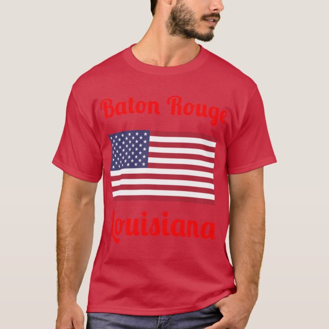Baton Rouge Stilvolle Prints1 T-Shirt (Vorderseite)