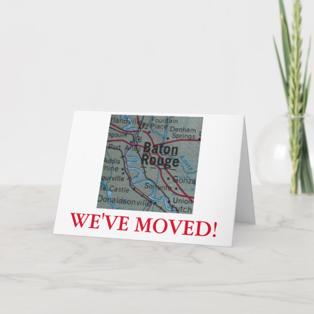 Baton Rouge Wir haben die Ankündigung der Adresse  (Vorderseite)