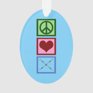 Baton Twirling Blau Ornament