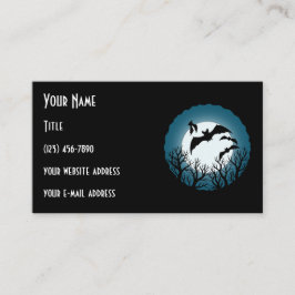 Bats and Trees Against the Moon Visitenkarte