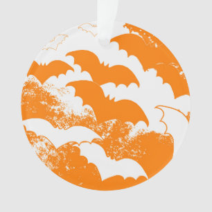 Bats blancs en vol Orange