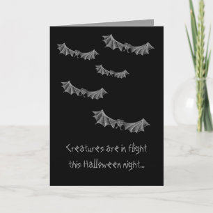 bats Carte Halloween