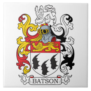 Batson Familienwappen Fliese