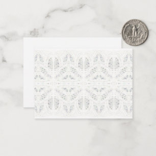 BATTENBURG LACE 3.5x2.5 Flachkarte / Horizontal Mitteilungskarte