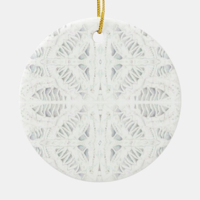 BATTENBURG LACE Cercle en céramique ornement (Devant)
