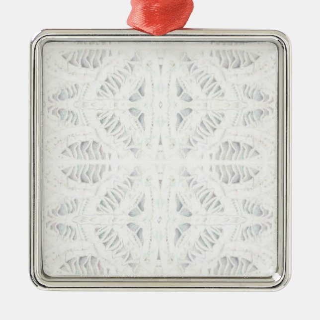 BATTENBURG LACE Premium Ornament Aus Metall (Vorne)