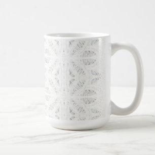 BATTENBURG LACE Tall Classic White Mug