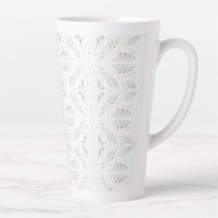 BATTENBURG LACE Tall Latte Tasse