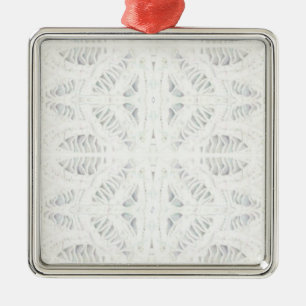 BATTENBURG SPITZE Premium Quadrat Ornament Aus Metall