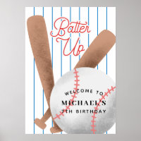 Batter Up Baseball Thema Geburtstagsparty Begrüßun