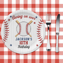 "Batter Up – Baseball Theme Party for Boys Pappteller