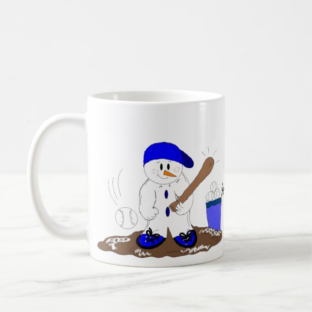 Batter Up Snowman Kaffeetasse (Links)