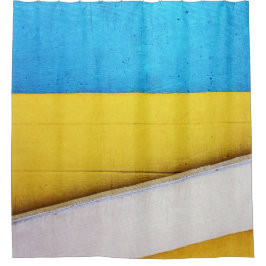 Battered Building-Minimal Abstract by STaylor Duschvorhang