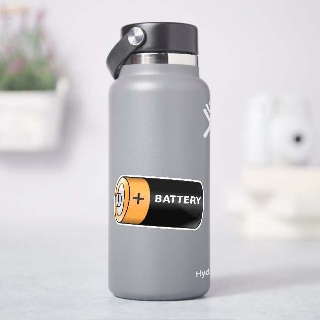 Batterie Aufkleber (HydroFlask)