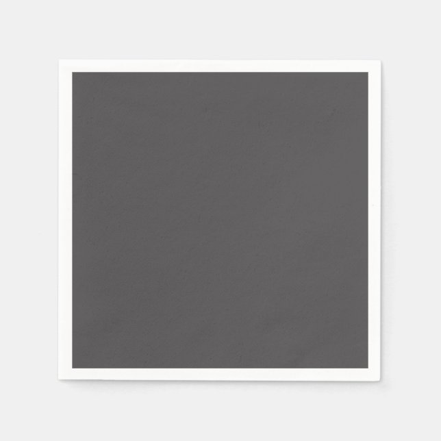 Batterie classique : serviettes en papier gris fon (Devant)