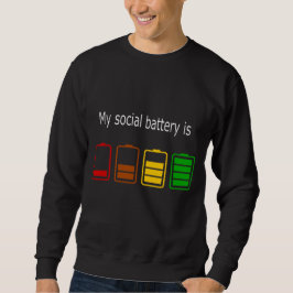 Batterie-Icon-Version Sweatshirt