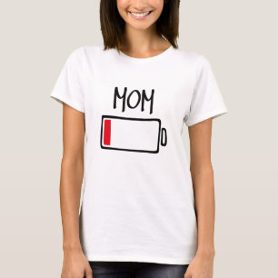 Batterie leer – Mama T-Shirt