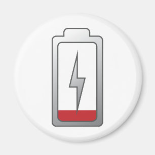 Batterie niedrig! magnet