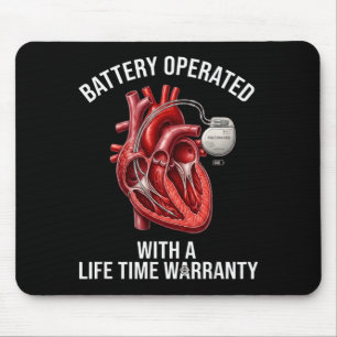 Batteriebetrieben mit lebenslanger Garantie  Mousepad