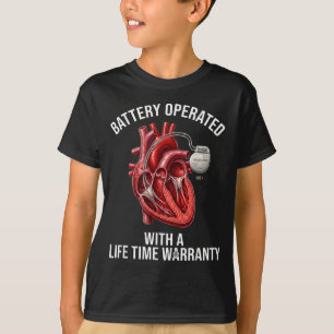 Batteriebetrieben mit lebenslanger Garantie T-Shirt