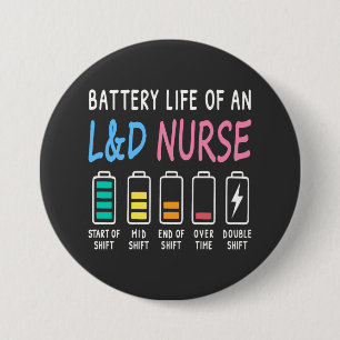 Batterielebensdauer eines L&D-Krankenschwester Hum Button