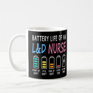 Batterielebensdauer eines L&D-Krankenschwester-Hum Kaffeetasse