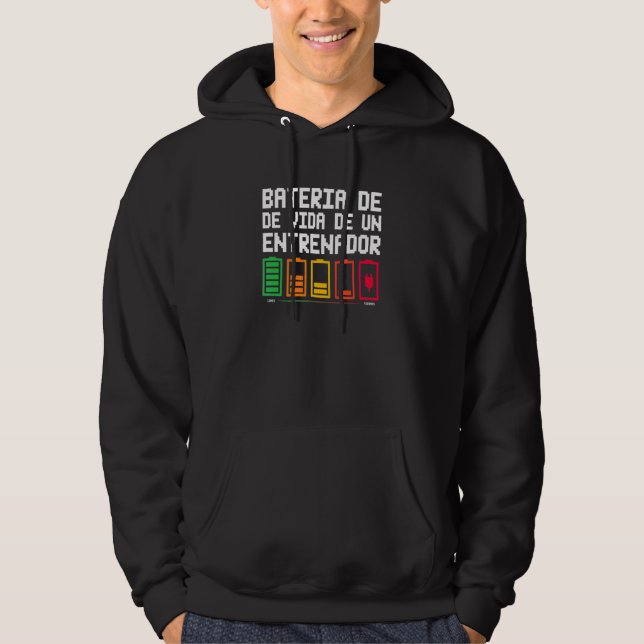Batterielebensdauer eines Trainers Hoodie (Vorderseite)