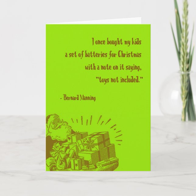 Batterien für Weihnachten (Vorderseite)