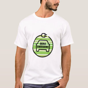 Batterien ohne Emissionen vollständig elektrisch  T-Shirt