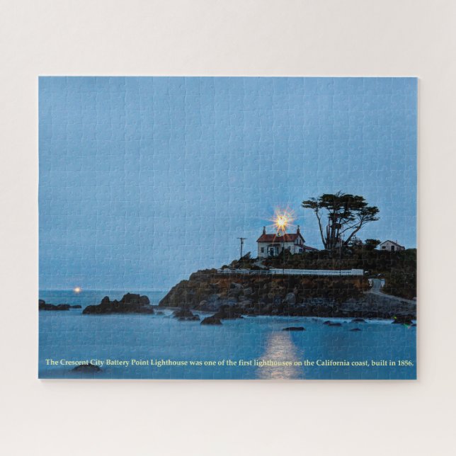 Batteriepunkt Leuchtturm in California Crescent Ci (Horizontal)
