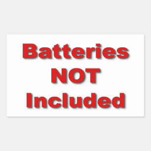 Batteries non incluses Sticker