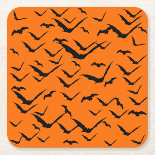 BATTERN HALLOWEEN SEAMLESS RECHTECKIGER PAPPUNTERSETZER