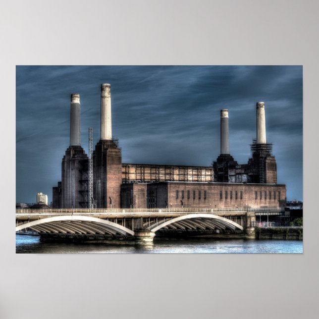 Battersea London Landscape Poster (Vorne)