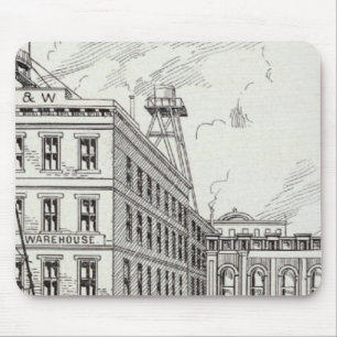 Battery East Side Kalifornien und Sacramento Mousepad