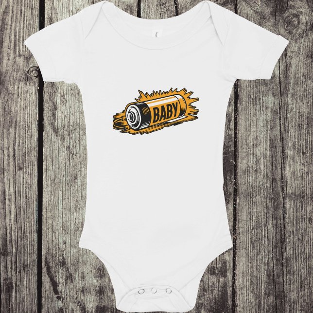 Battery Father Son Bodysuit Baby Strampler (Von Creator hochgeladen)