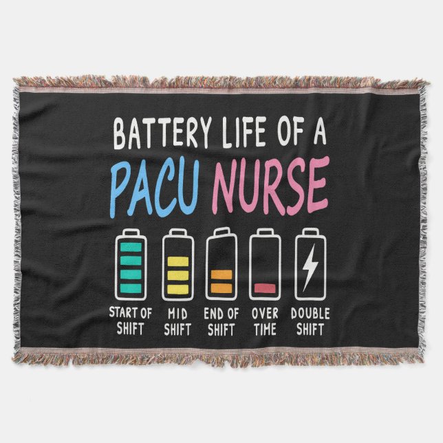 Battery life of a PACU nurse levels humor Decke (Vorderseite)