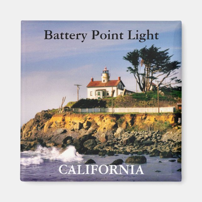 Battery Point Light, aimant Californie (Devant)