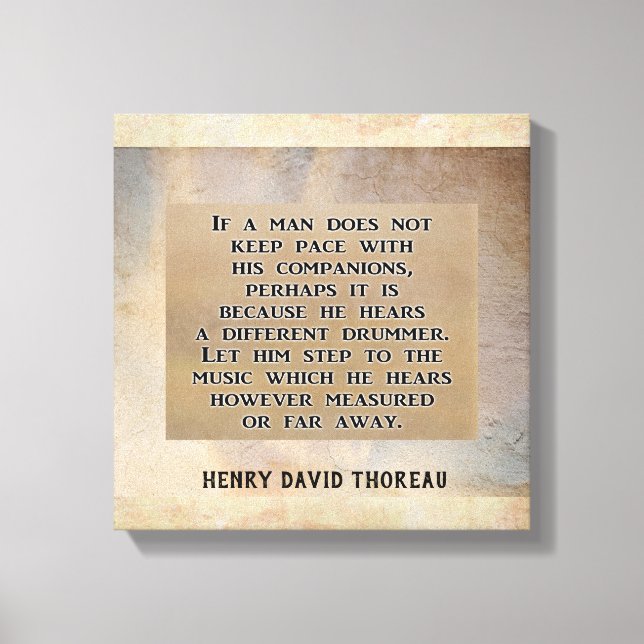 Batteur différent — Impression de toile (Recto)