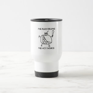 Batteur je tasse drôle de voyage de choses de cou