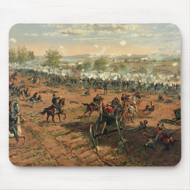 Battle Gettysburg Hancock bei Gettysbug Thulstrup Mousepad (Vorne)
