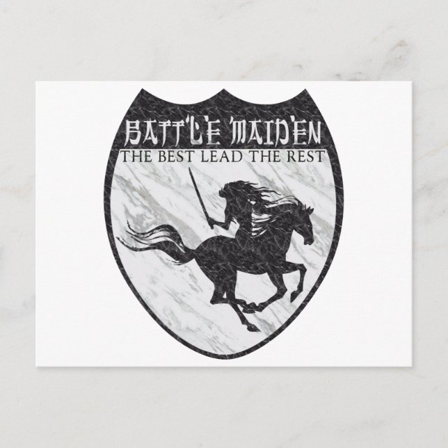 Battle Maiden Postkarte (Vorderseite)