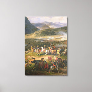 Battle Mount Thabor, Detail Napoleon und seine Leinwanddruck