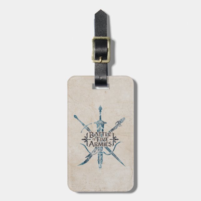 BATTLE OF FIVE ARMIES™ Logo Gepäckanhänger (Vorderseite vertikal)
