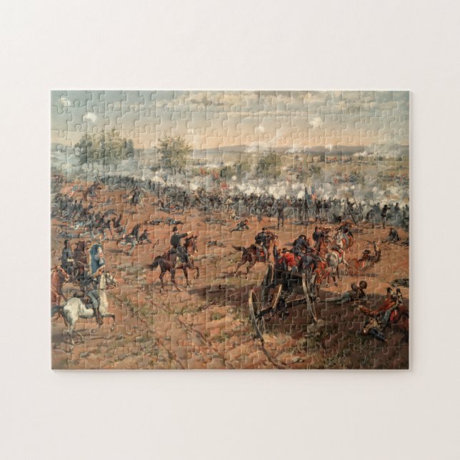 Battle of Gettysburg Civil War 19th Century Print (Horizontal)