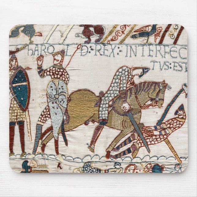 Battle of Hastings- Bayeux Tapestry King Harold Mousepad (Vorne)